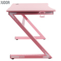 Judor Ergonomic Laptop Mesa de juego de escritorio rosa para juegos